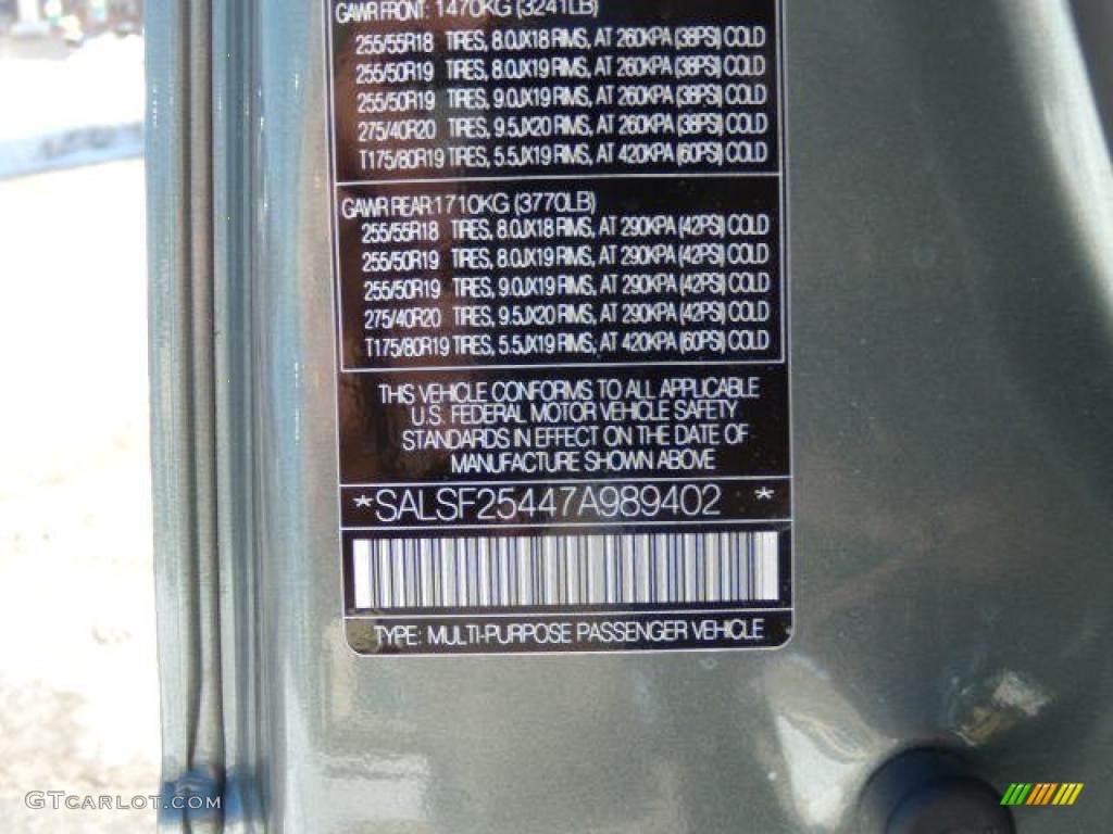 2007 Range Rover Sport HSE - Giverny Green Metallic / Alpaca Beige photo #9