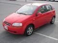 2008 Victory Red Chevrolet Aveo Aveo5 LS  photo #3