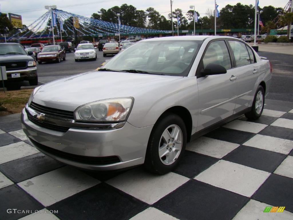 2005 Malibu LS V6 Sedan - Galaxy Silver Metallic / Gray photo #3