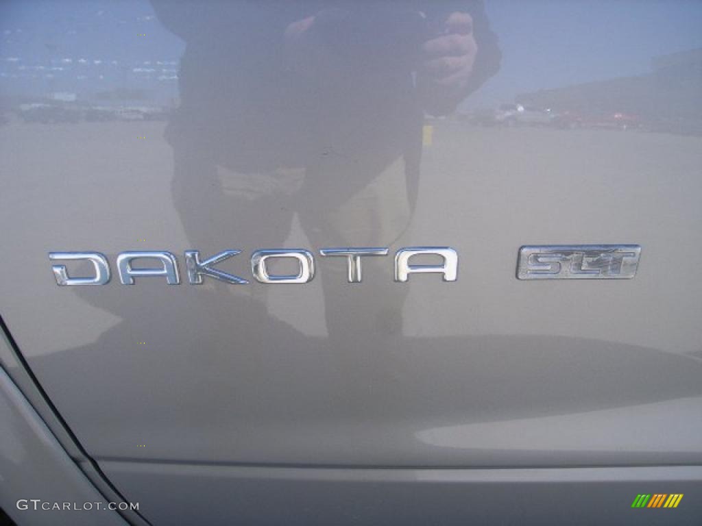 2002 Dakota SLT Quad Cab 4x4 - Light Almond Pearl Metallic / Dark Slate Gray photo #9