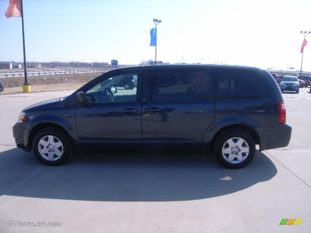 2009 Grand Caravan SE - Modern Blue Pearl / Medium Slate Gray/Light Shale photo #6