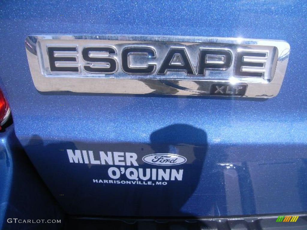 2009 Escape XLT V6 4WD - Sport Blue Metallic / Charcoal photo #11