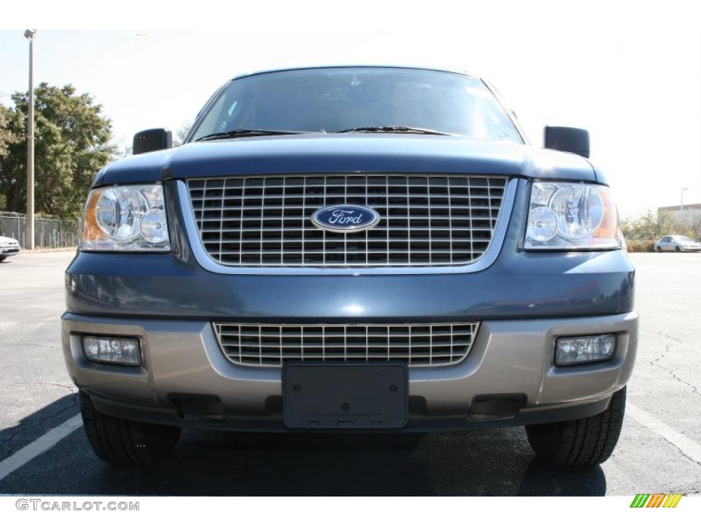 2003 Expedition Eddie Bauer - Medium Wedgewood Blue Metallic / Medium Parchment photo #3