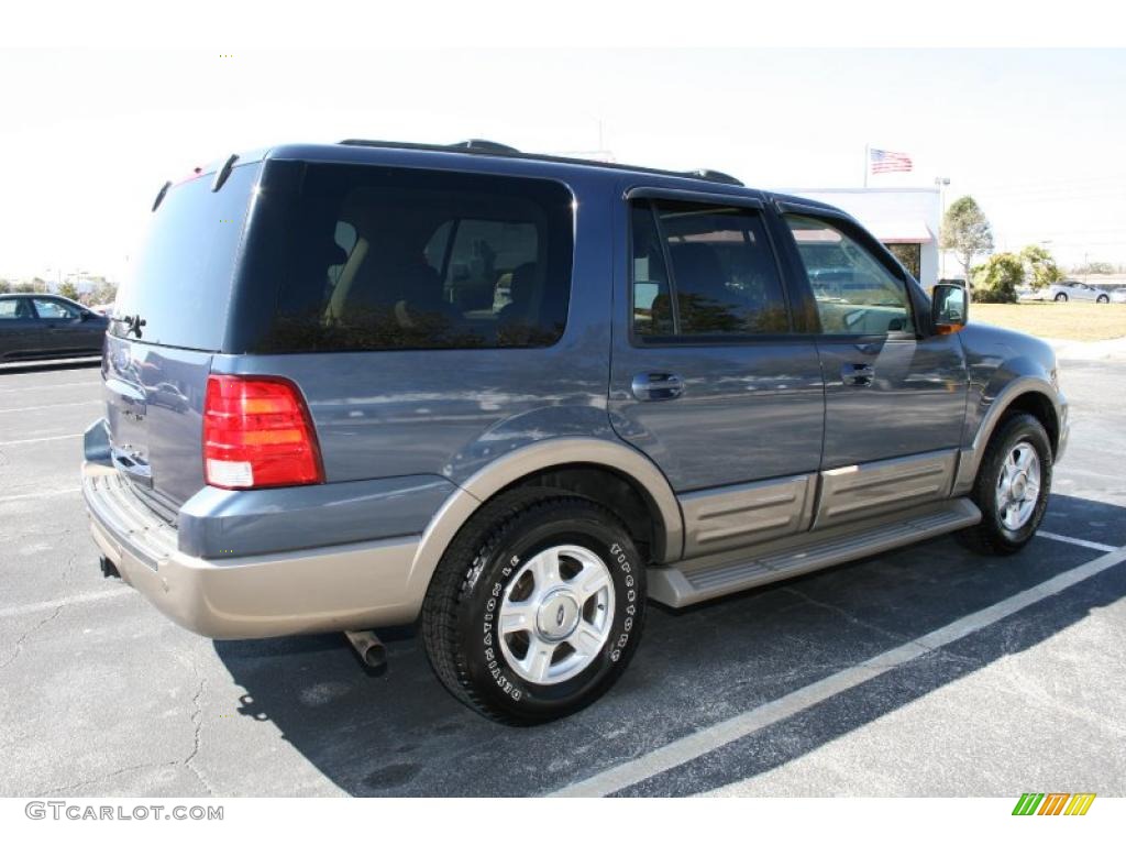 2003 Expedition Eddie Bauer - Medium Wedgewood Blue Metallic / Medium Parchment photo #5