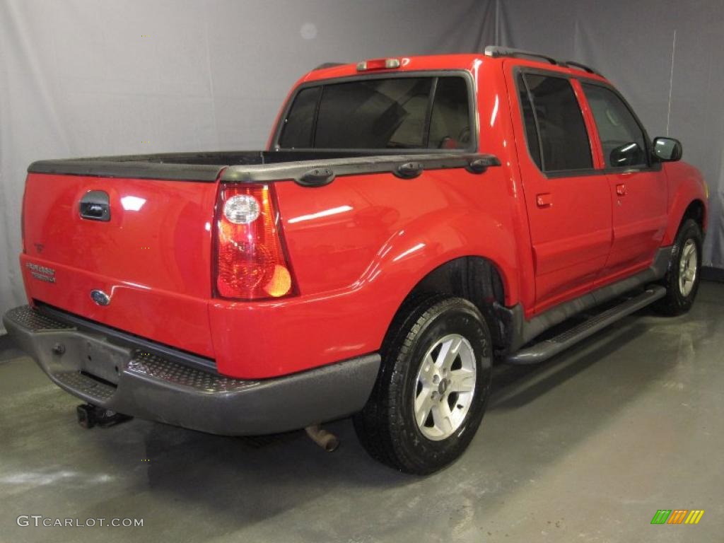 2005 Explorer Sport Trac XLT 4x4 - Bright Red / Medium Dark Flint photo #3