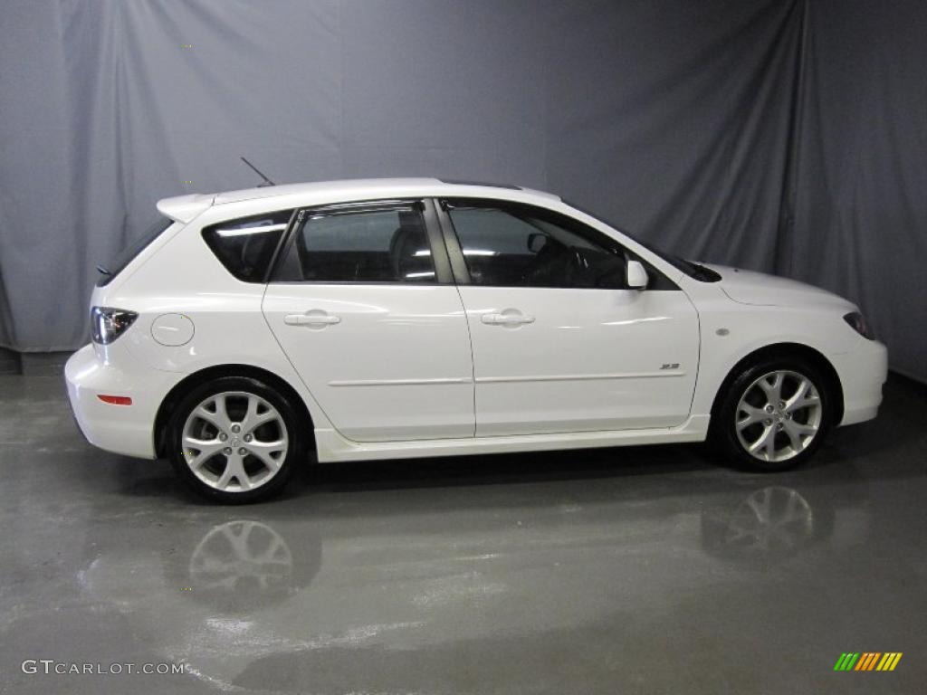 2008 Rally White Mazda MAZDA3 s Grand Touring Hatchback 26595536 Photo