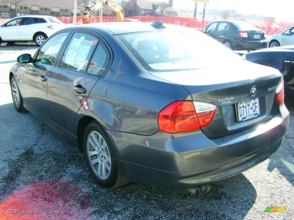 2005 3 Series 325i Sedan - Sparkling Graphite Metallic / Sand photo #4