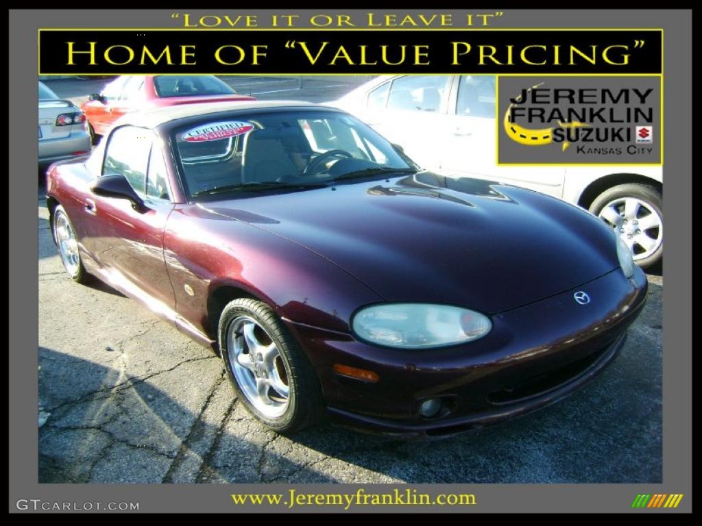 2000 MX-5 Miata LS Roadster - Mahogany Mica / Black photo #1