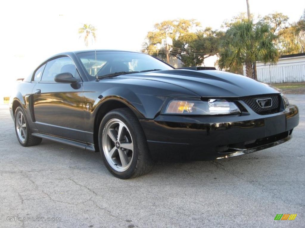 2003 Mustang Mach 1 Coupe - Black / Dark Charcoal photo #5