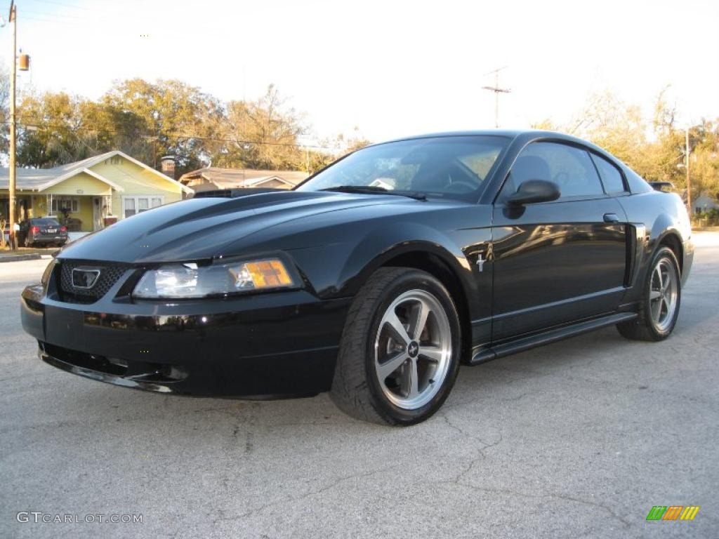 2003 Mustang Mach 1 Coupe - Black / Dark Charcoal photo #6