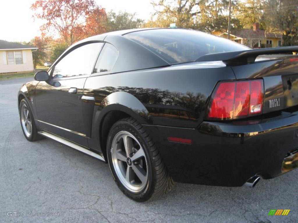 2003 Mustang Mach 1 Coupe - Black / Dark Charcoal photo #9