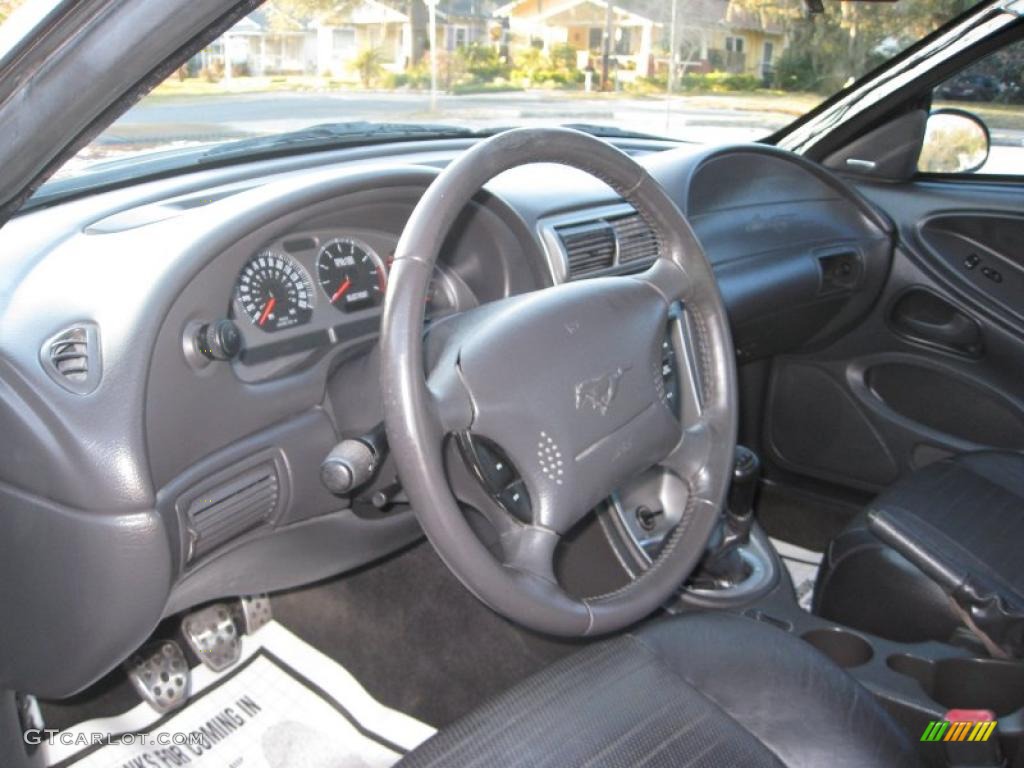 2003 Mustang Mach 1 Coupe - Black / Dark Charcoal photo #28