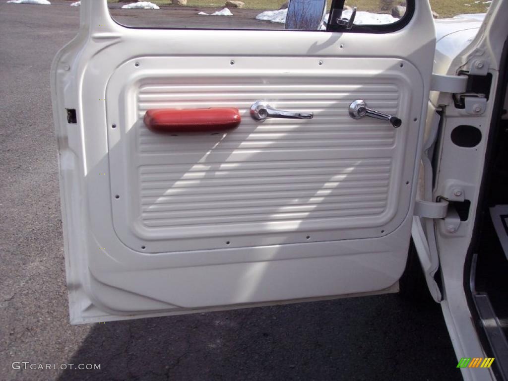 1967 F100 2 Door - Wimbledon White / Red photo #17