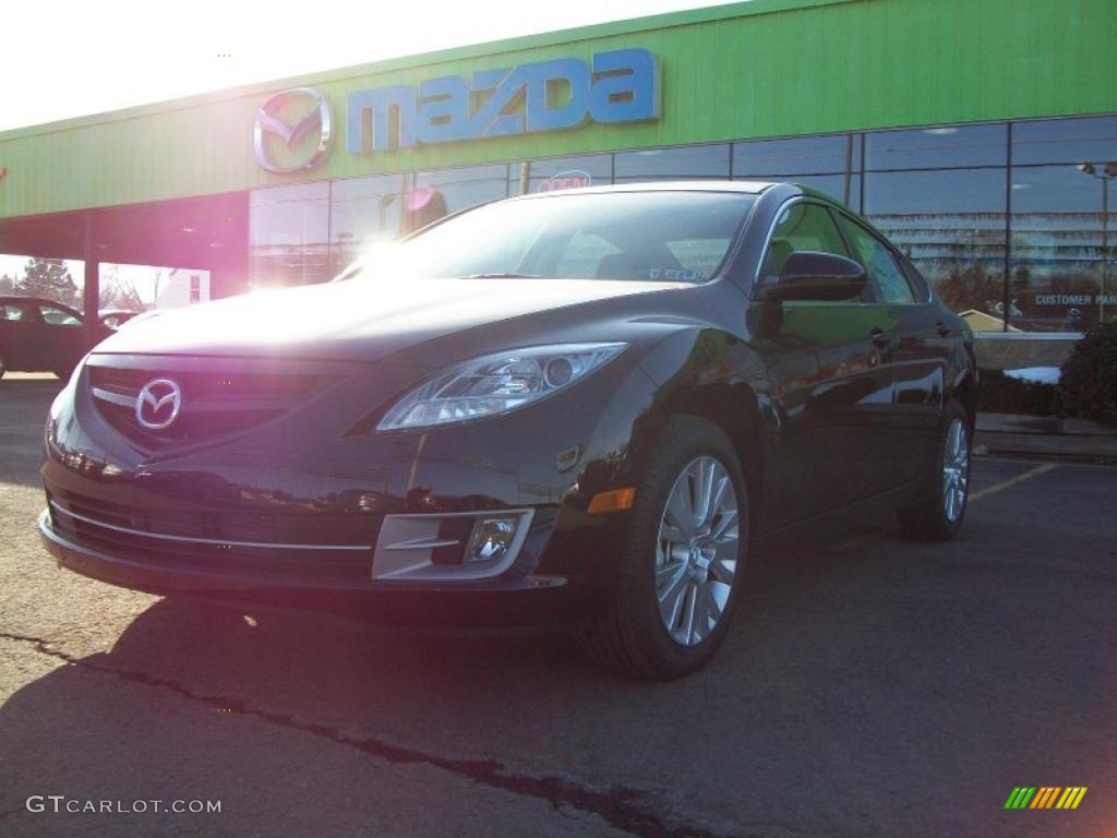 2010 MAZDA6 i Touring Sedan - Black Cherry Metallic / Black photo #1
