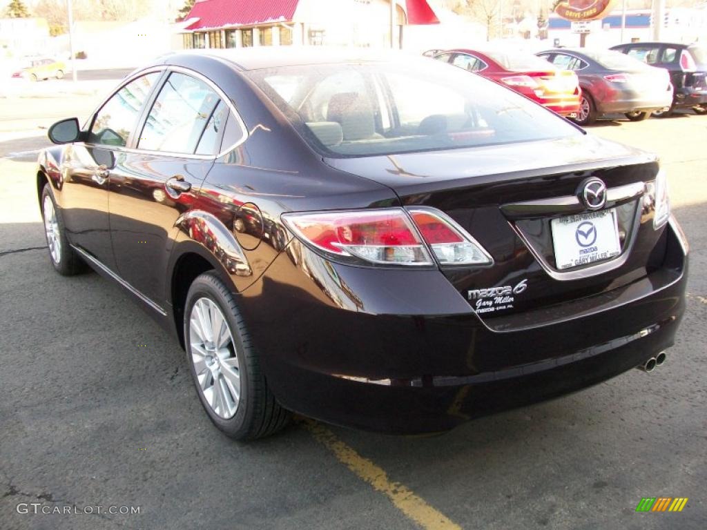 2010 MAZDA6 i Touring Sedan - Black Cherry Metallic / Black photo #3