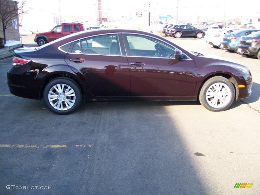 2010 MAZDA6 i Touring Sedan - Black Cherry Metallic / Black photo #7