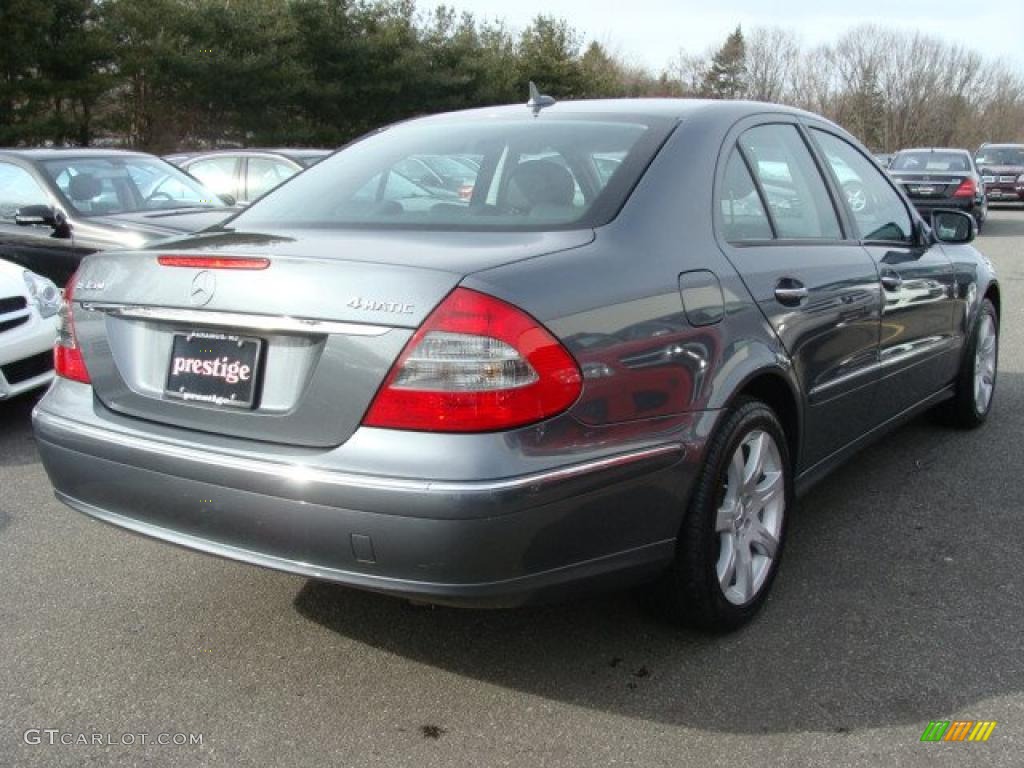 2007 E 350 4Matic Sedan - Flint Grey Metallic / Black photo #4