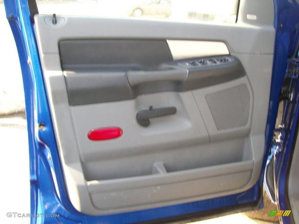 2008 Ram 1500 Big Horn Edition Quad Cab 4x4 - Patriot Blue Pearl / Medium Slate Gray photo #10