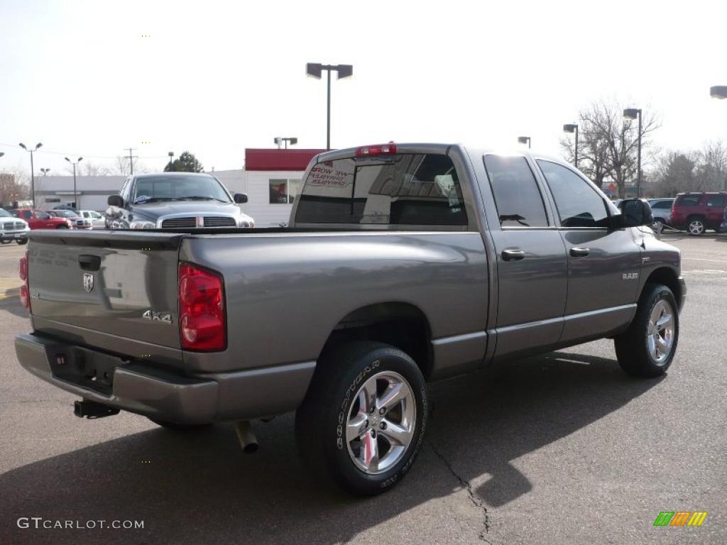 2008 Ram 1500 Sport Quad Cab 4x4 - Mineral Gray Metallic / Medium Slate Gray photo #4