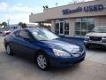2003 Sapphire Blue Pearl Honda Accord EX V6 Coupe  photo #2