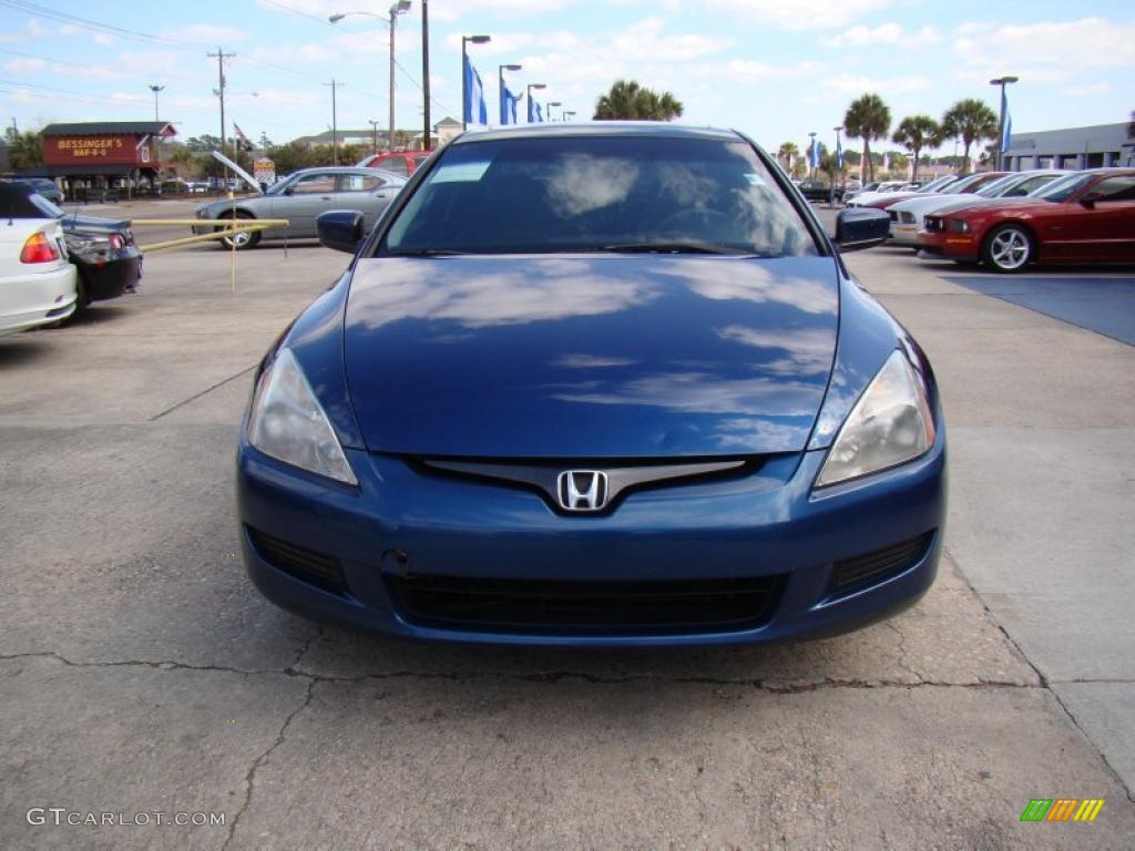 2003 Accord EX V6 Coupe - Sapphire Blue Pearl / Black photo #3
