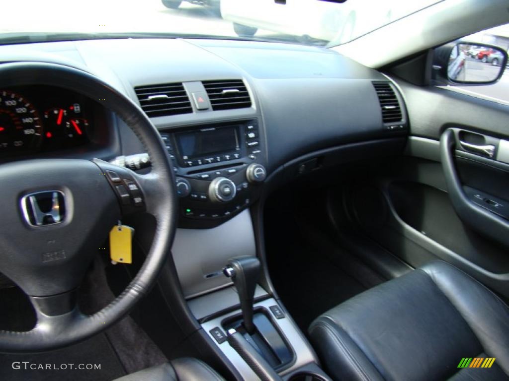 2003 Accord EX V6 Coupe - Sapphire Blue Pearl / Black photo #15