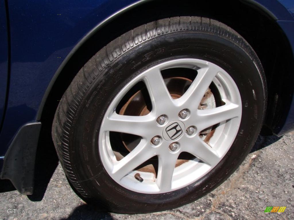 2003 Accord EX V6 Coupe - Sapphire Blue Pearl / Black photo #26
