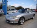 2002 Sunlight Silver Metallic Mazda MX-5 Miata LS Roadster  photo #4