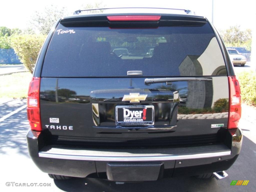 2010 Tahoe LTZ - Black / Light Cashmere/Dark Cashmere photo #5