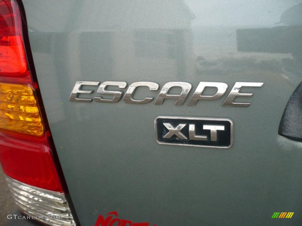 2007 Escape XLT V6 4WD - Titanium Green Metallic / Medium/Dark Flint photo #12