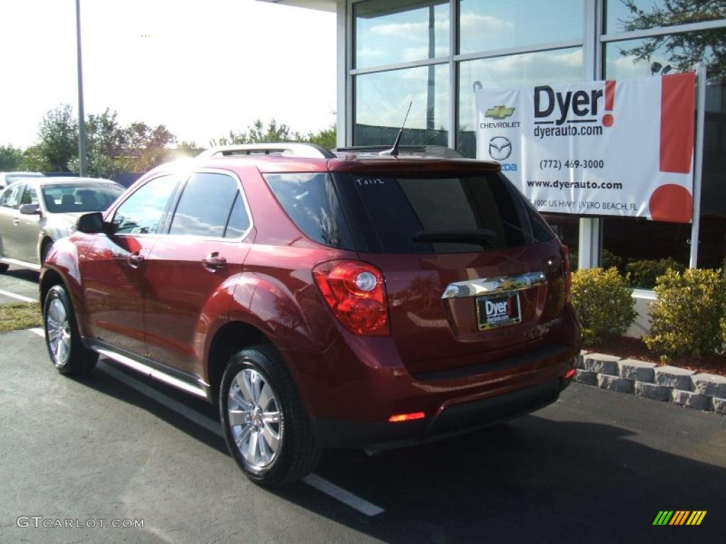 2010 Equinox LT - Cardinal Red Metallic / Jet Black photo #4