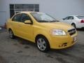 2009 Summer Yellow Chevrolet Aveo LT Sedan  photo #5