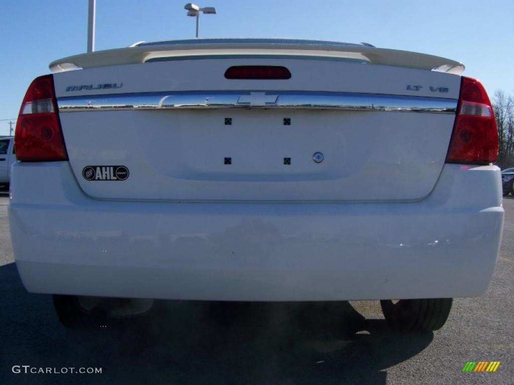 2004 Malibu LT V6 Sedan - White / Neutral photo #6