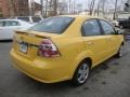 2009 Summer Yellow Chevrolet Aveo LT Sedan  photo #7