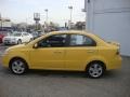 2009 Summer Yellow Chevrolet Aveo LT Sedan  photo #10