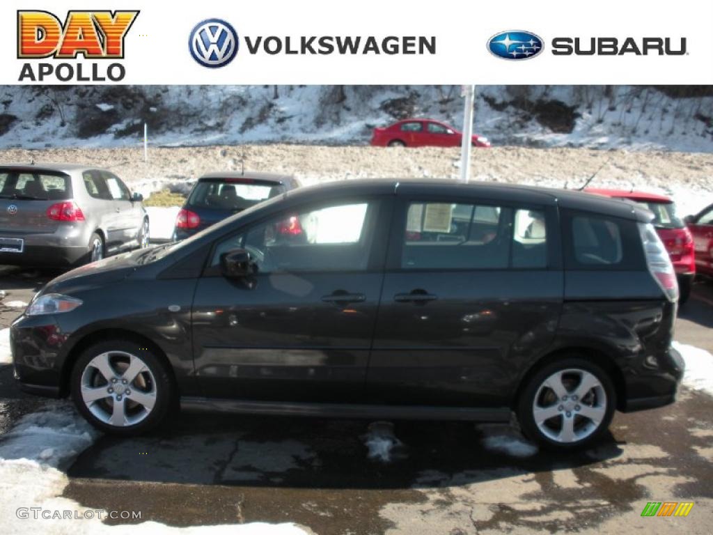 2006 MAZDA5 Sport - Carbon Gray Mica / Black photo #1