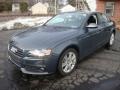 2010 Meteor Gray Pearl Effect Audi A4 2.0T quattro Sedan  photo #1