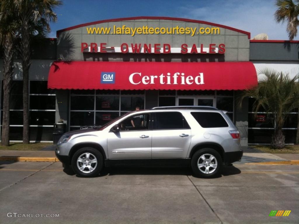 2007 Acadia SLE - Liquid Silver Metallic / Titanium photo #1
