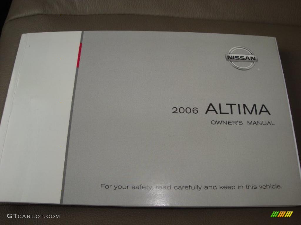 2006 Altima 2.5 SL - Satin White Pearl / Blond photo #43