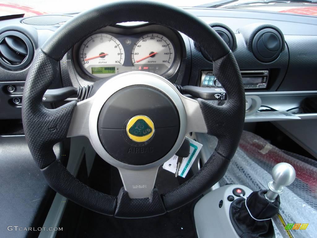2007 Lotus Exige S Black Steering Wheel Photo #2669696