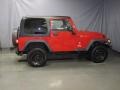 2006 Flame Red Jeep Wrangler X 4x4  photo #4
