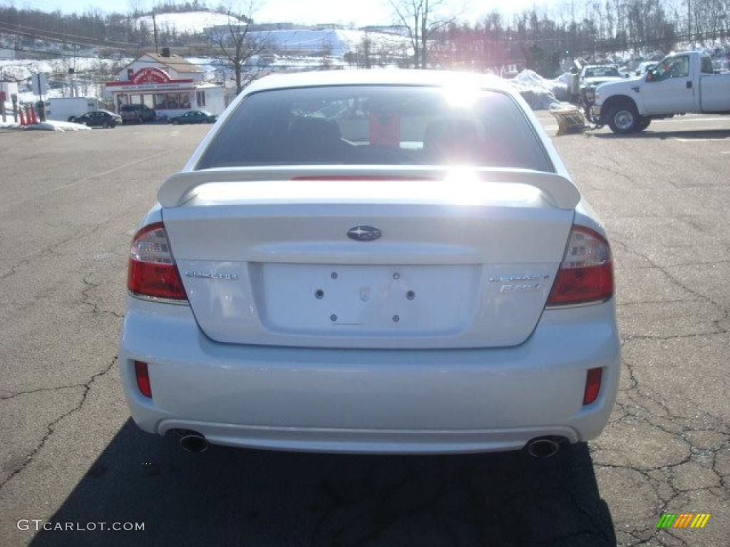 2008 Legacy 2.5i Limited Sedan - Satin White Pearl / Off Black photo #3