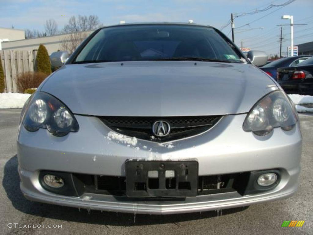 2002 RSX Type S Sports Coupe - Satin Silver Metallic / Ebony Black photo #2