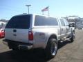 2008 Silver Metallic Ford F450 Super Duty Lariat Crew Cab 4x4 Dually  photo #4