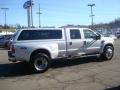 2008 Silver Metallic Ford F450 Super Duty Lariat Crew Cab 4x4 Dually  photo #5