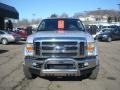 2008 Silver Metallic Ford F450 Super Duty Lariat Crew Cab 4x4 Dually  photo #10