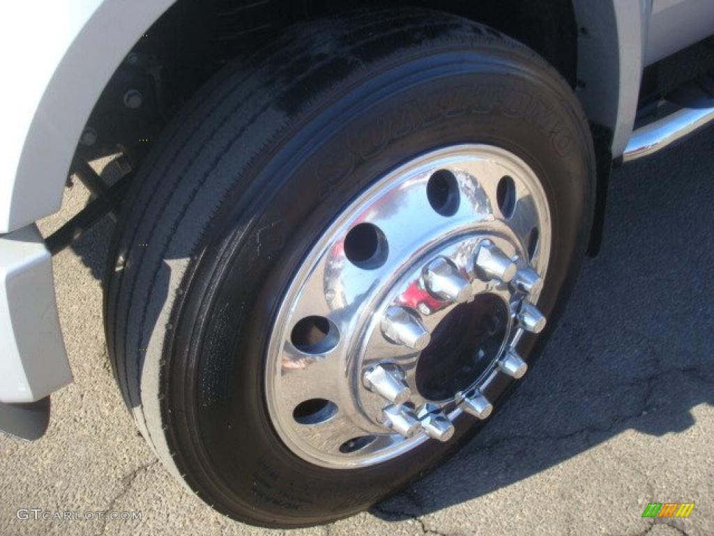 2008 F450 Super Duty Lariat Crew Cab 4x4 Dually - Silver Metallic / Medium Stone Grey photo #12