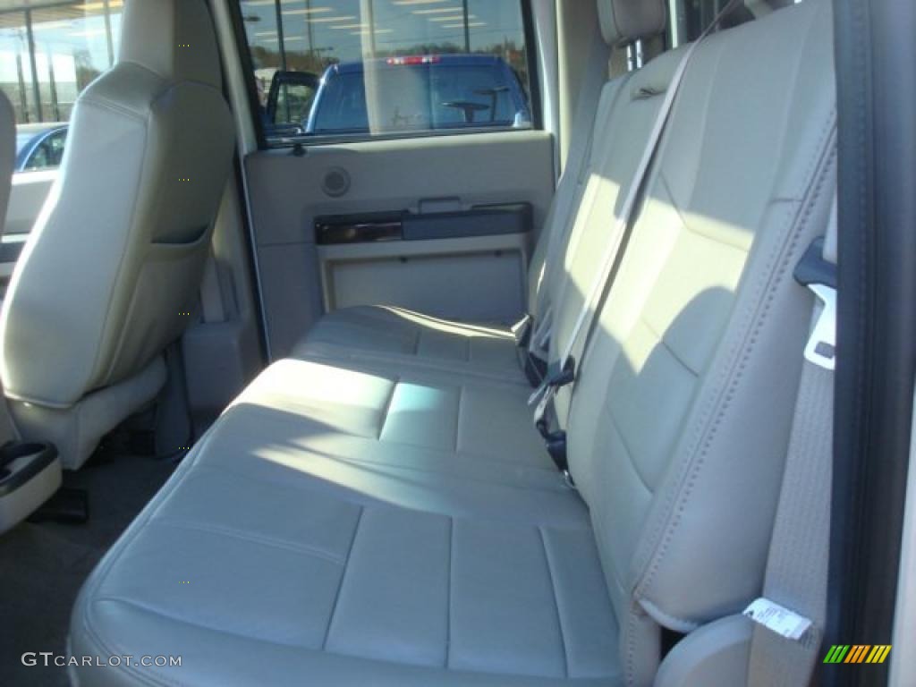 2008 F450 Super Duty Lariat Crew Cab 4x4 Dually - Silver Metallic / Medium Stone Grey photo #13