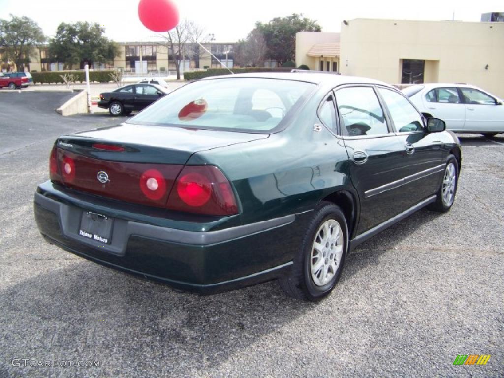 2002 Impala  - Medium Green Pearl / Medium Gray photo #4