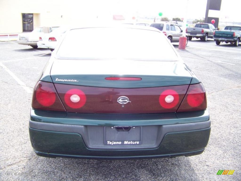 2002 Impala  - Medium Green Pearl / Medium Gray photo #5